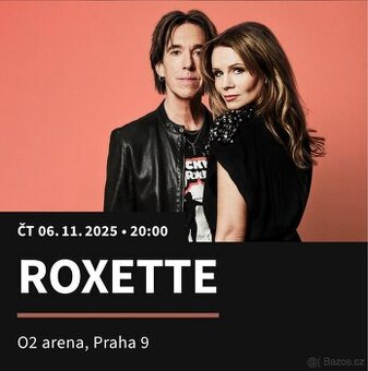 1x lístek na sezení na koncert Roxette - 5. řada, sektor 102