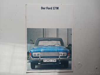 Dobové retro prospekty, manuály Ford Taunus, Cortina, Consul
