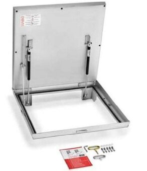 HAGO DECK BVE-GD 88 se zvedáky, Nerez Poklop