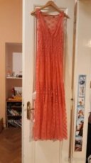 lososové šaty Desigual Miravet vel. 36