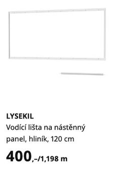lišty k obložení linky IKEA