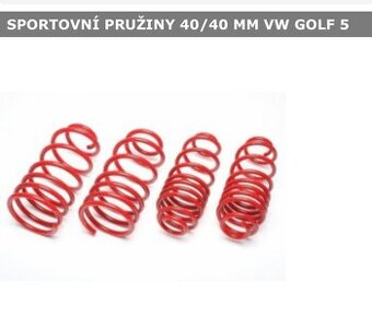 Sportovní pružiny Golf 5
