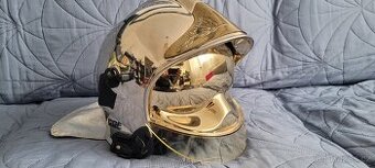 02. Hasičská zásahová prilba CGF Gallet  strieborná (2375)