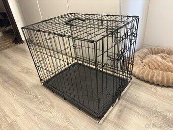 Klec pro psa (kovová, skládací)