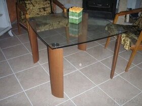 Dřevěny designový konferenční stolek orig. Nattuzi Itálie