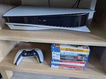 Playstation 5 s mechanikou + 9 her + záruka
