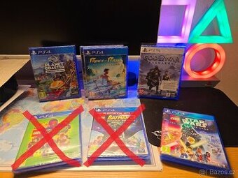 PS4/PS5 HRY PRINCE, GOD OF WAR, LEGO, PLANET