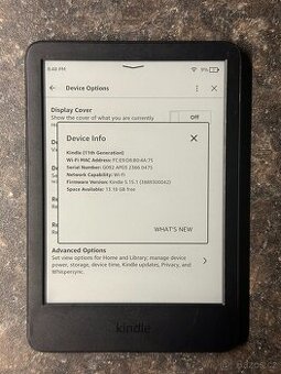 Čtečka Amazon Kindle 11. generace 16GB černá