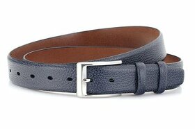 Pánský kožený opasek M3523 o šířce 3,5 cm