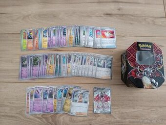 Pokémon Paldeas Schicksale set karet+album+TIN (REZERVACE)