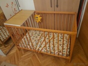Dětská postýlka 125x65 cm