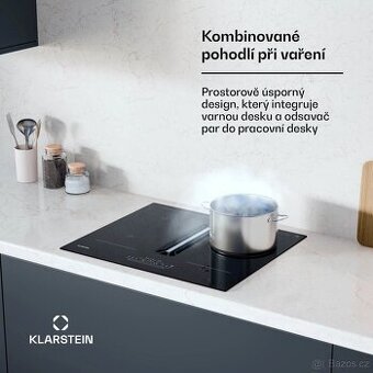Klarstein varná deska s integrovanou digestoří (rozbaleno)