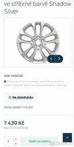 2x ORIGINÁLNÍ FORD KUGA (2019-21) 7Jx17" et 50