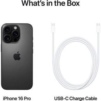 Apple iPhone 16 Pro 256GB Black Titanium - nový