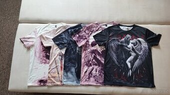 Prodám 5x nová, pěkná, pánská trička, vel M-XL