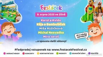 Vstupenka na Fesťáček Zlín