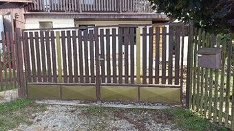 BRÁNA, DVOUKŘÍDLÁ BRÁNA K PLOTU - 1