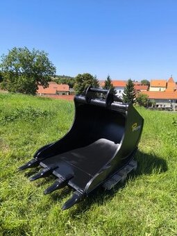 Podkopová lžíce se zuby, 100cm s upínáním S60