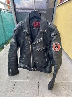 Pánská kožená bunda / křivák Brixton 3XL/XXXL