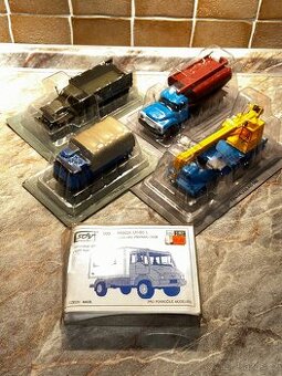 Kolekce nákladních automobilů 1:43 (Praga, Tatra…)