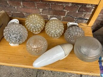 Artová skleněné chodbová světla retro