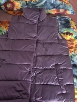 Dlouhá zimní vesta dámská