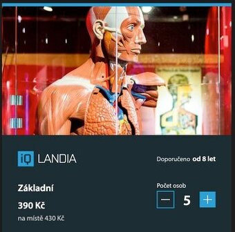 iQLandia Liberec vstupenky 3 kusy