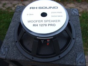 Nové středobasové 12" reproduktory 8ohm 250 / 500 W