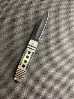 Kompaktní zavírací nůž černo-stříbrný – kovová rukojeť