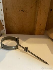 Prefa objímka svodu 120, trn 200mm, barva tm.hnědá, NOVÁ