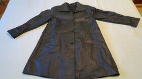 Kožený dámský kabát vel.L