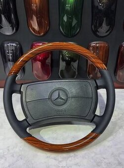 Dřevěný volant Mercedes W123 & W126 & W201 & W124