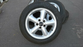 Orig. zátěžové ALU 16" 5x112 VW Sharan + 99% letní pneu