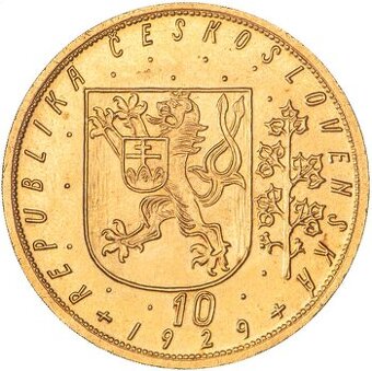 Svatováclavský 10 dukát r. 1929