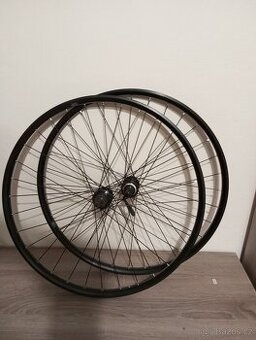 Výplety Mach1 Disk, náboje Shimano - nové a rovné