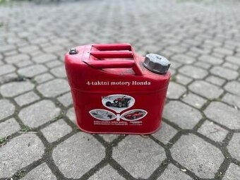Kovový kanystr HONDA s nálevkou 5l
