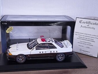 Nissan Skyline R32 Police 1:18 Autoart