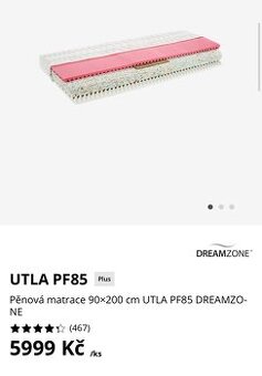 Matrace Jysk UTLA PF85