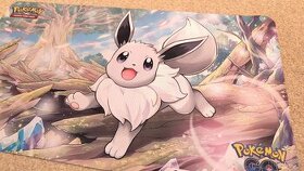Krásná velká herní podložka Pokemon Eevee 24x60cm - 1