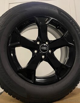 Original zimni alu Audi Q3 5x112 + 215/65/17 98%