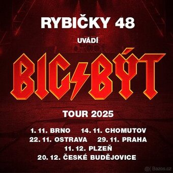 Prodám 3 vstupenky do Brna 1.11.