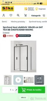 Sprchový kout 100/90