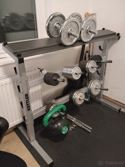 Stojan Kettler, kotouče, kettlebell, hřídele