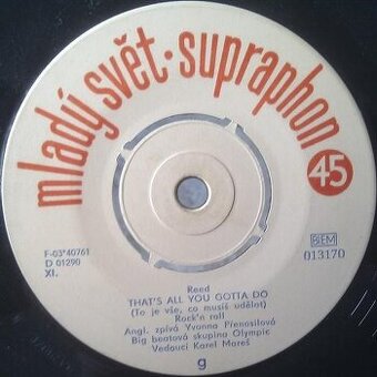 Big Beatová Skupina Olympic ‎– That's All You Gotta Do (SP)