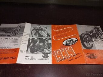 Originál prospekt jawa čz