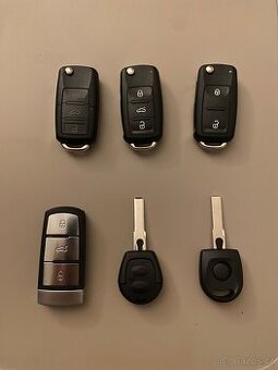 Kliče z elektronikou Škoda / VW / Seat