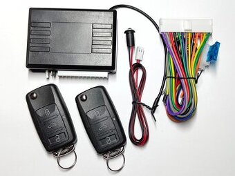 Dálkové ovládání k centrálnímu zamykání.  Logo ke klíči v ce