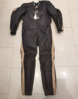 Psí Hubík Classic TT-Pánská kožená moto kombinéza, jednodíl