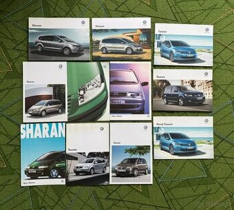VW Sharan a VW Touran prospekty