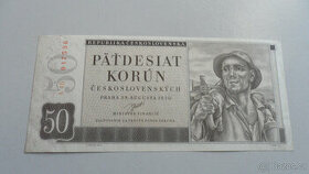50Kčs rok 1950